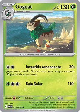 Carta Gogoat (012/198) do set Escarlate e Violeta — Pokémon TCG | Bynx