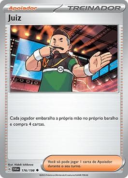 Carta Judge (176/198) do set Escarlate e Violeta — Pokémon TCG | Bynx