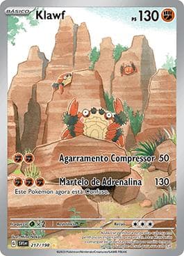Carta Klawf (217/198) do set Escarlate e Violeta — Pokémon TCG | Bynx