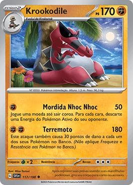 Carta Krookodile (117/198) do set Escarlate e Violeta — Pokémon TCG | Bynx