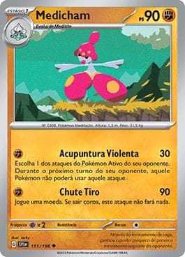 Carta Medicham (111/198) do set Escarlate e Violeta — Pokémon TCG | Bynx