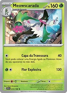 Carta Meowscarada (015/198) do set Escarlate e Violeta — Pokémon TCG | Bynx