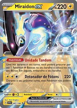 Carta Miraidon ex (081/198) do set Escarlate e Violeta — Pokémon TCG | Bynx