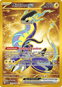 Carta Miraidon ex (253/198) do set Escarlate e Violeta — Pokémon TCG | Bynx