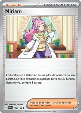 Carta Miriam (179/198) do set Escarlate e Violeta — Pokémon TCG | Bynx