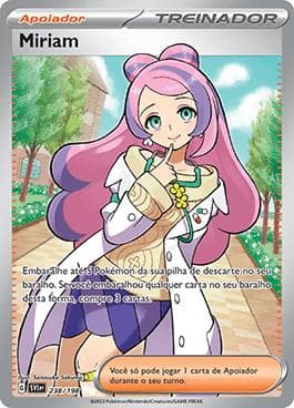 Carta Miriam (238/198) do set Escarlate e Violeta — Pokémon TCG | Bynx