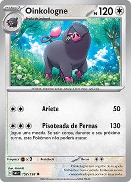 Carta Oinkologne (157/198) do set Escarlate e Violeta — Pokémon TCG | Bynx