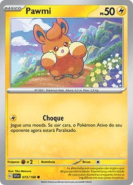 Carta Pawmi (073/198) do set Escarlate e Violeta — Pokémon TCG | Bynx