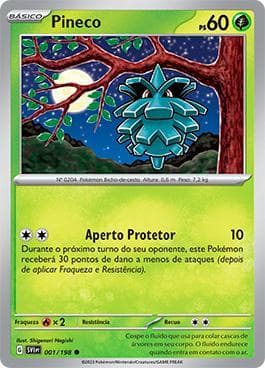 Carta Pineco (001/198) do set Escarlate e Violeta — Pokémon TCG | Bynx