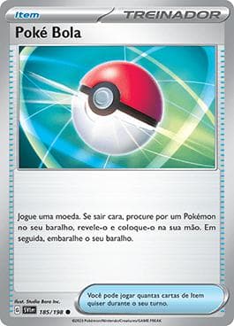 Carta Poké Ball (185/198) do set Escarlate e Violeta — Pokémon TCG | Bynx