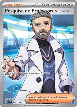 Carta Professor's Research (Professor Turo) (241/198) do set Escarlate e Violeta — Pokémon TCG | Bynx