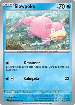 Carta Slowpoke (042/198) do set Escarlate e Violeta — Pokémon TCG | Bynx