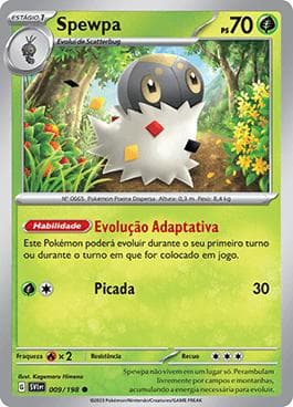 Carta Spewpa (009/198) do set Escarlate e Violeta — Pokémon TCG | Bynx