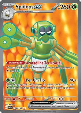 Carta Spidops ex (223/198) do set Escarlate e Violeta — Pokémon TCG | Bynx