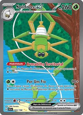 Carta Spidops ex (243/198) do set Escarlate e Violeta — Pokémon TCG | Bynx