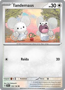 Carta Tandemaus (159/198) do set Escarlate e Violeta — Pokémon TCG | Bynx