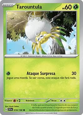 Carta Tarountula (018/198) do set Escarlate e Violeta — Pokémon TCG | Bynx