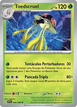 Carta Toedscruel (026/198) do set Escarlate e Violeta — Pokémon TCG | Bynx