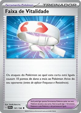 Carta Vitality Band (197/198) do set Escarlate e Violeta — Pokémon TCG | Bynx