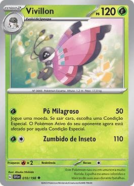 Carta Vivillon (010/198) do set Escarlate e Violeta — Pokémon TCG | Bynx