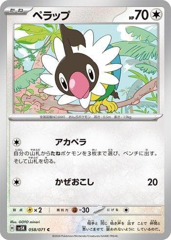Carta Chatot (058/071) do set Wild Force — Pokémon TCG | Bynx