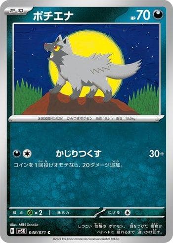Carta Poochyena (048/071) do set Wild Force — Pokémon TCG | Bynx