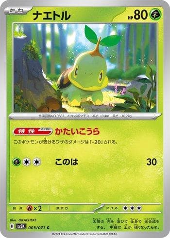 Carta Turtwig (003/071) do set Wild Force — Pokémon TCG | Bynx