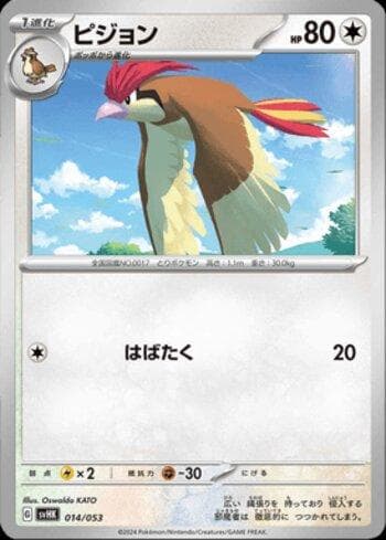 Carta Pidgeotto (014/053) do set Liga BR — SVHK — Pokémon TCG | Bynx