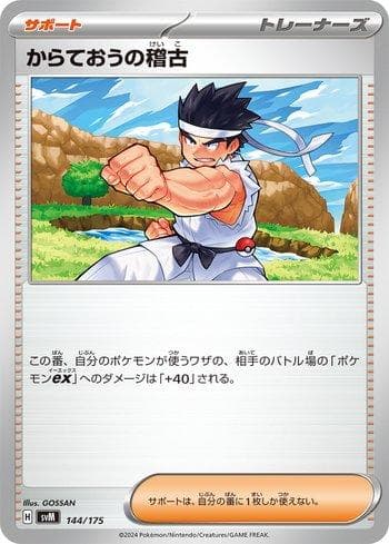 Carta Black Belt's Training (144/175) do set Liga BR — SVM — Pokémon TCG | Bynx