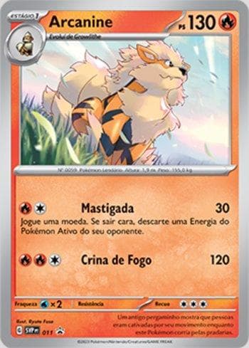 Arcanine 011 — Escarlate e Violeta Promos