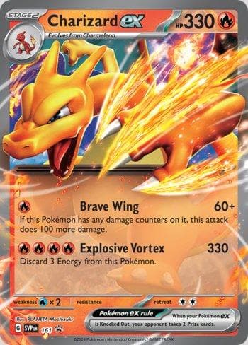Charizard ex 161 — Escarlate e Violeta Promos