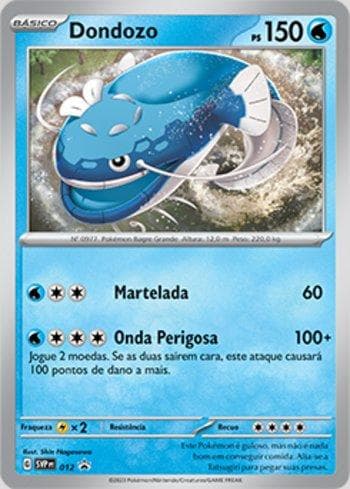 Carta Dondozo 012/215 do set Escarlate e Violeta Promos — Pokémon TCG | Bynx