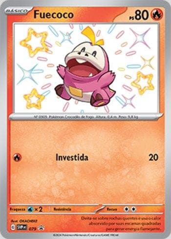 Carta Fuecoco 079/215 do set Escarlate e Violeta Promos — Pokémon TCG | Bynx