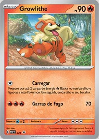Carta Growlithe 024/215 do set Escarlate e Violeta Promos — Pokémon TCG | Bynx