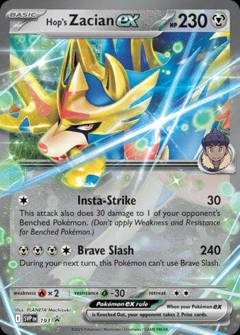 Hop's Zacian ex 193 — Escarlate e Violeta Promos