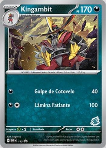 Carta Kingambit 113/215 do set Escarlate e Violeta Promos — Pokémon TCG | Bynx