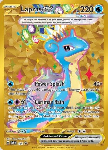 Carta Lapras ex 164/215 do set Escarlate e Violeta Promos — Pokémon TCG | Bynx