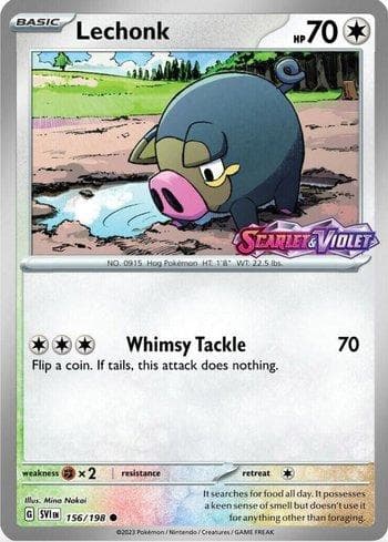Lechonk (Best Buy Exclusive) 156bb — Escarlate e Violeta Promos