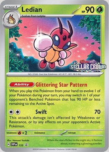Carta Ledian 133/215 do set Escarlate e Violeta Promos — Pokémon TCG | Bynx