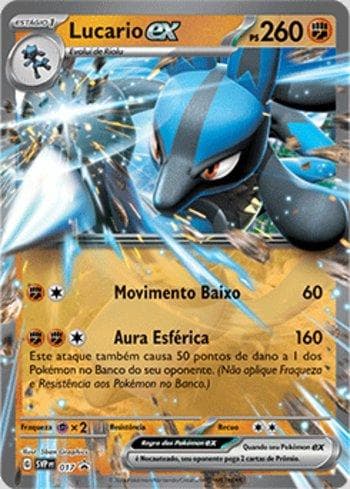 Carta Lucario ex 017/215 do set Escarlate e Violeta Promos — Pokémon TCG | Bynx