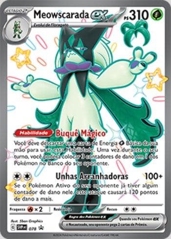 Meowscarada ex 078 — Escarlate e Violeta Promos