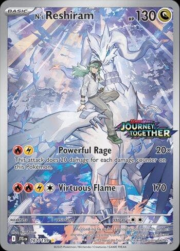 Carta N's Reshiram (Journey Together Stamped) 167b/215 do set Escarlate e Violeta Promos — Pokémon TCG | Bynx