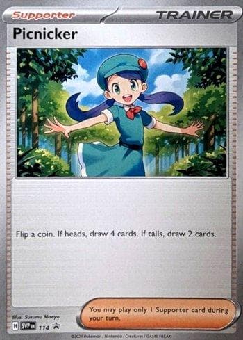 Carta Picnicker 114/215 do set Escarlate e Violeta Promos — Pokémon TCG | Bynx