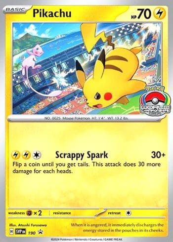 Carta Pikachu 190/215 do set Escarlate e Violeta Promos — Pokémon TCG | Bynx