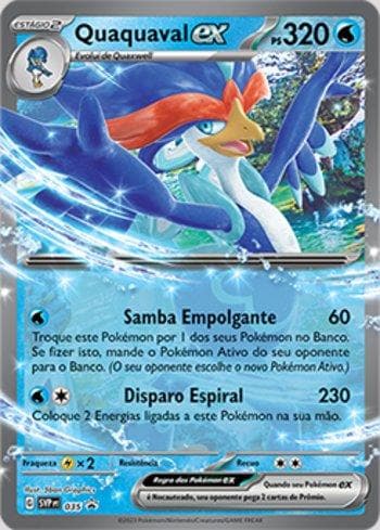 Carta Quaquaval ex 035/215 do set Escarlate e Violeta Promos — Pokémon TCG | Bynx