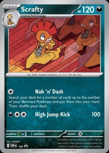 Scrafty 188 — Escarlate e Violeta Promos