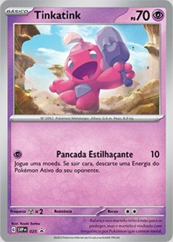 Carta Tinkatink 025/215 do set Escarlate e Violeta Promos — Pokémon TCG | Bynx