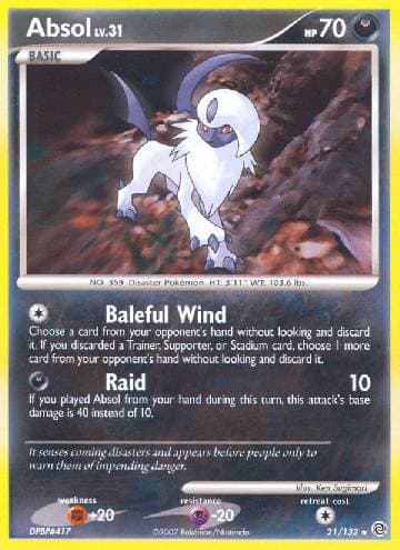 Carta Absol (21/132) do set Maravilhas Secretas — Pokémon TCG | Bynx