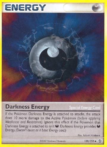Carta Darkness Energy (129/132) do set Maravilhas Secretas — Pokémon TCG | Bynx