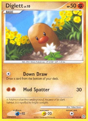 Carta Diglett (85/132) do set Maravilhas Secretas — Pokémon TCG | Bynx